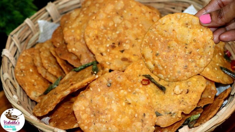 Crispy Rice Papadi: A Perfect Gluten-Free Tea-Time Snack