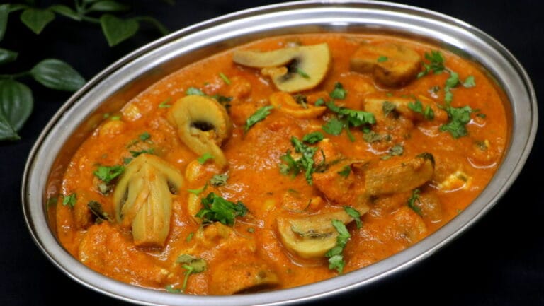 Mushroom Kaju Masala Recipe