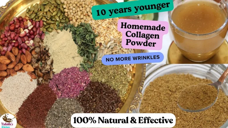 100 % Natural Homemade powerful Collagen-Boosting Powder for look 10 years younger!