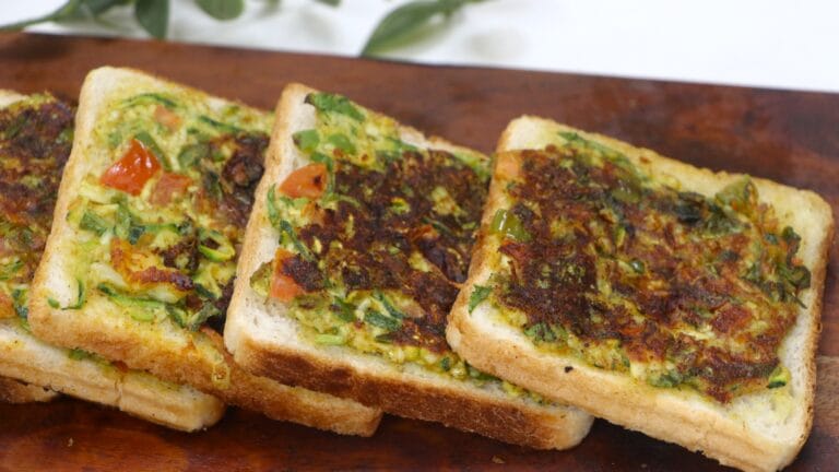 Zucchini & Paneer Toast – A Healthy & Delicious Breakfast