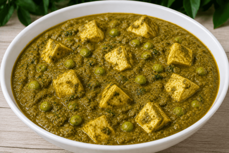 palak matar paneer