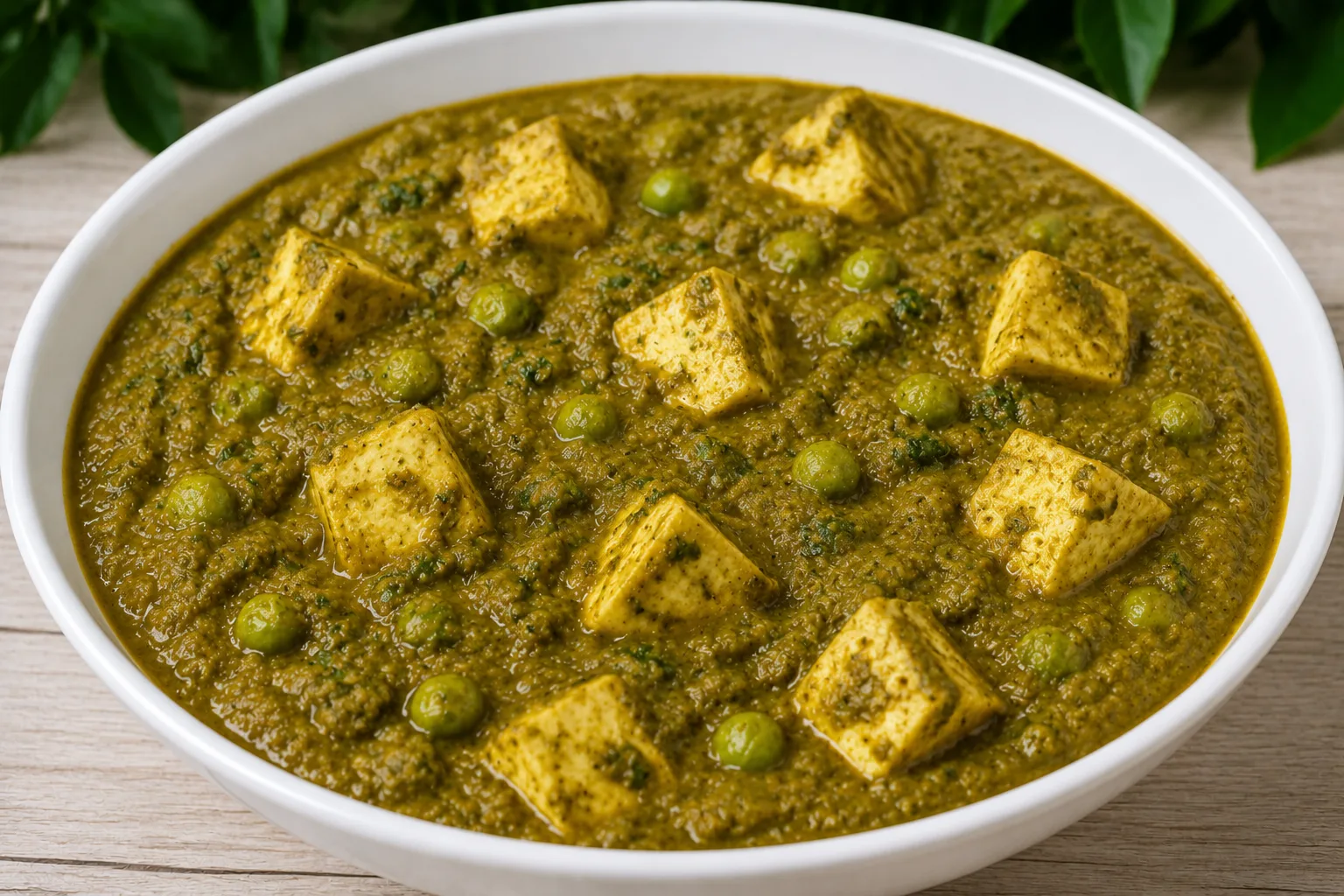 palak matar paneer