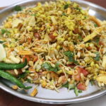 Colorful mixed snack with sprouts