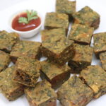 Crispy Palak Aloo Vadi | Snack recipes