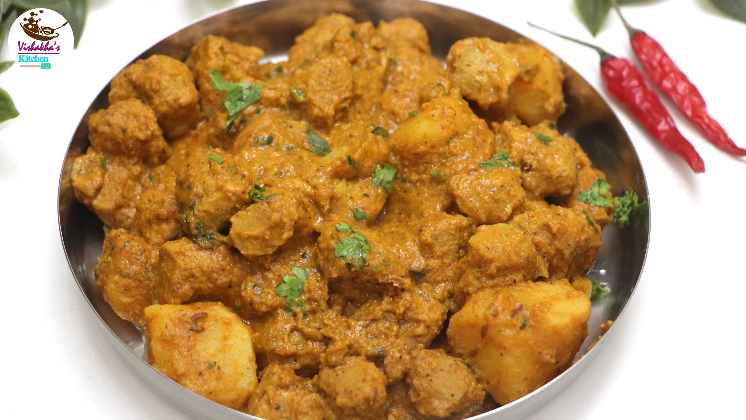 Simple Soya Chunks & Aloo Masala | Soya curry