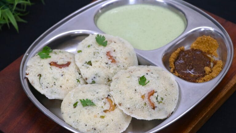 Suji Rava Idli Recipe | Instant, Soft & Fluffy South Indian Breakfast