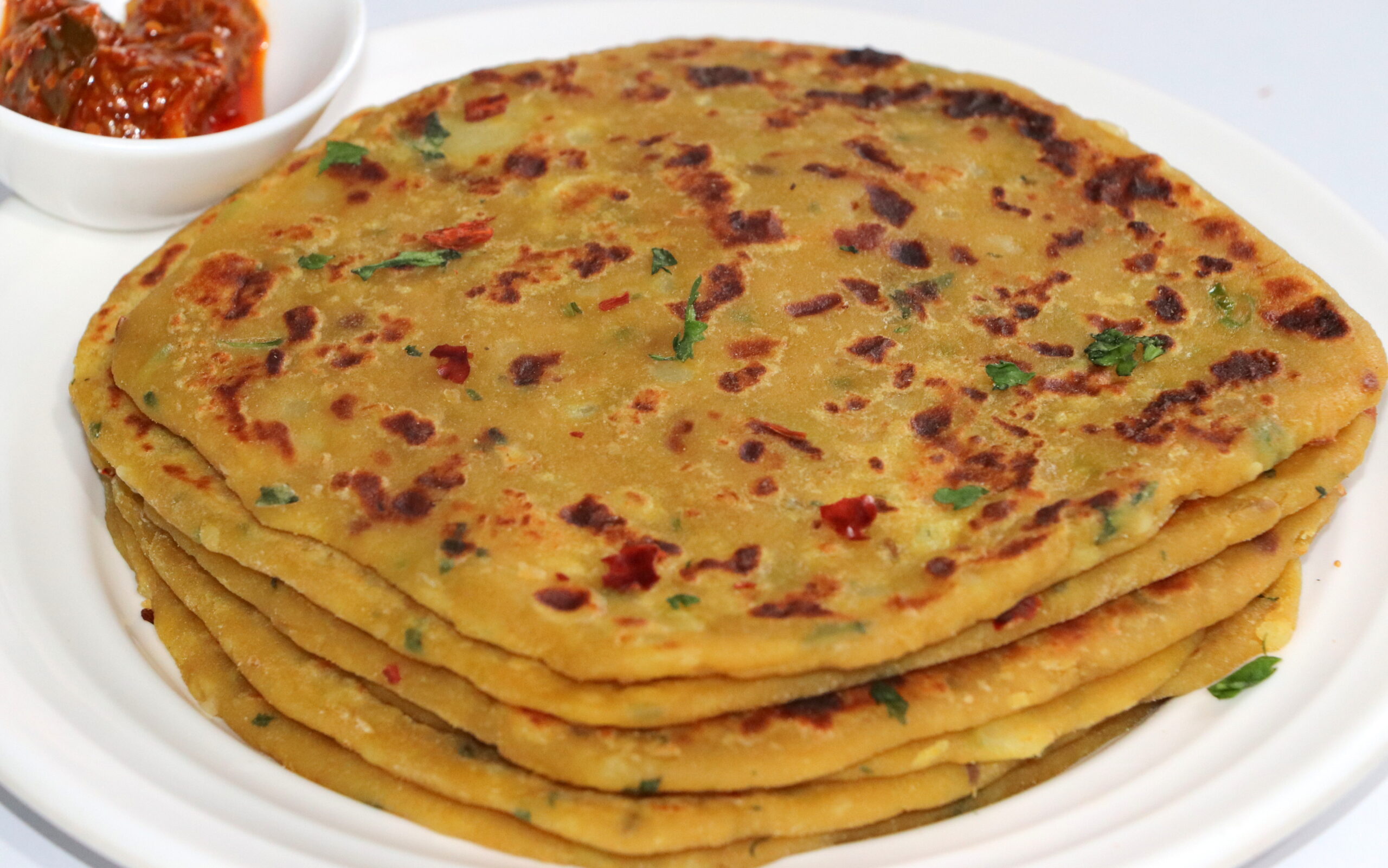 Aloo & Cheese Paratha Recipe