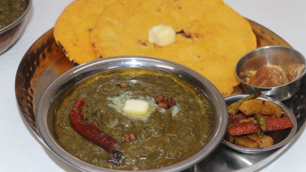 Punjabi Sarson Ka Saag Recipe | Authentic Dhaba-Style Saag - Vishakha's ...