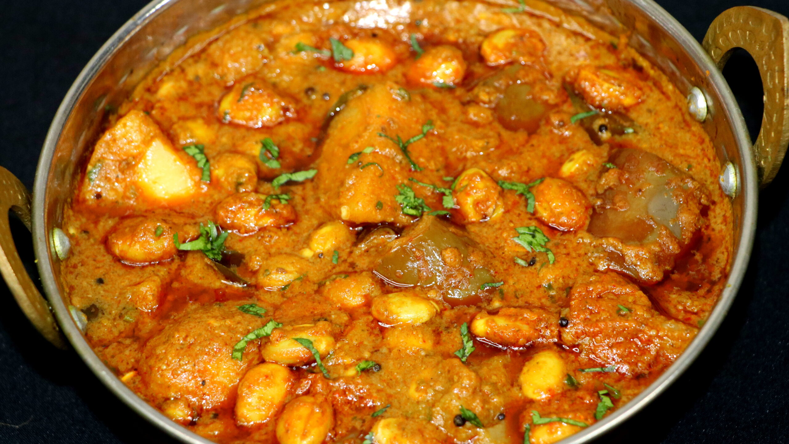 Pavta Aloo Baingan Sabzi