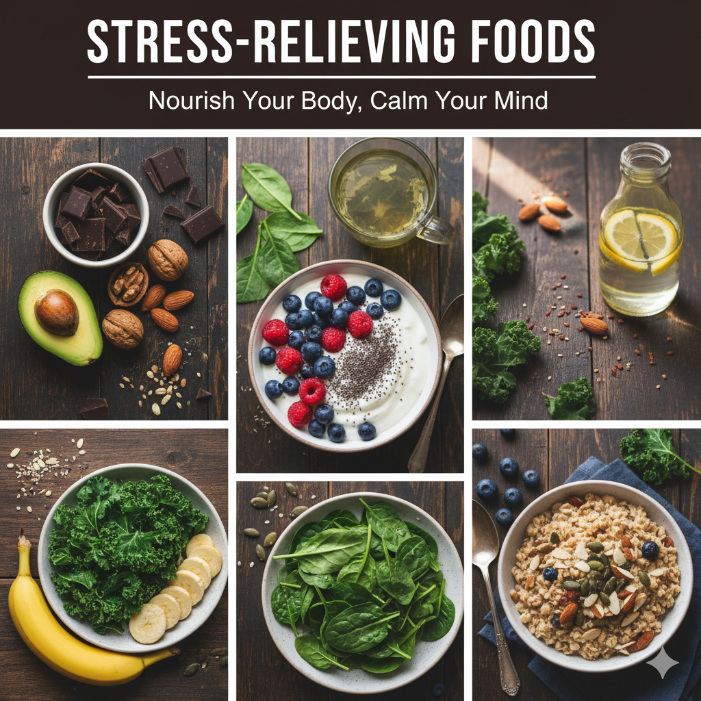 9 Best Stress-Relieving Foods for a Calm Mind and Healthy Body