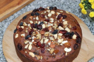 Eggless Fruit Cake