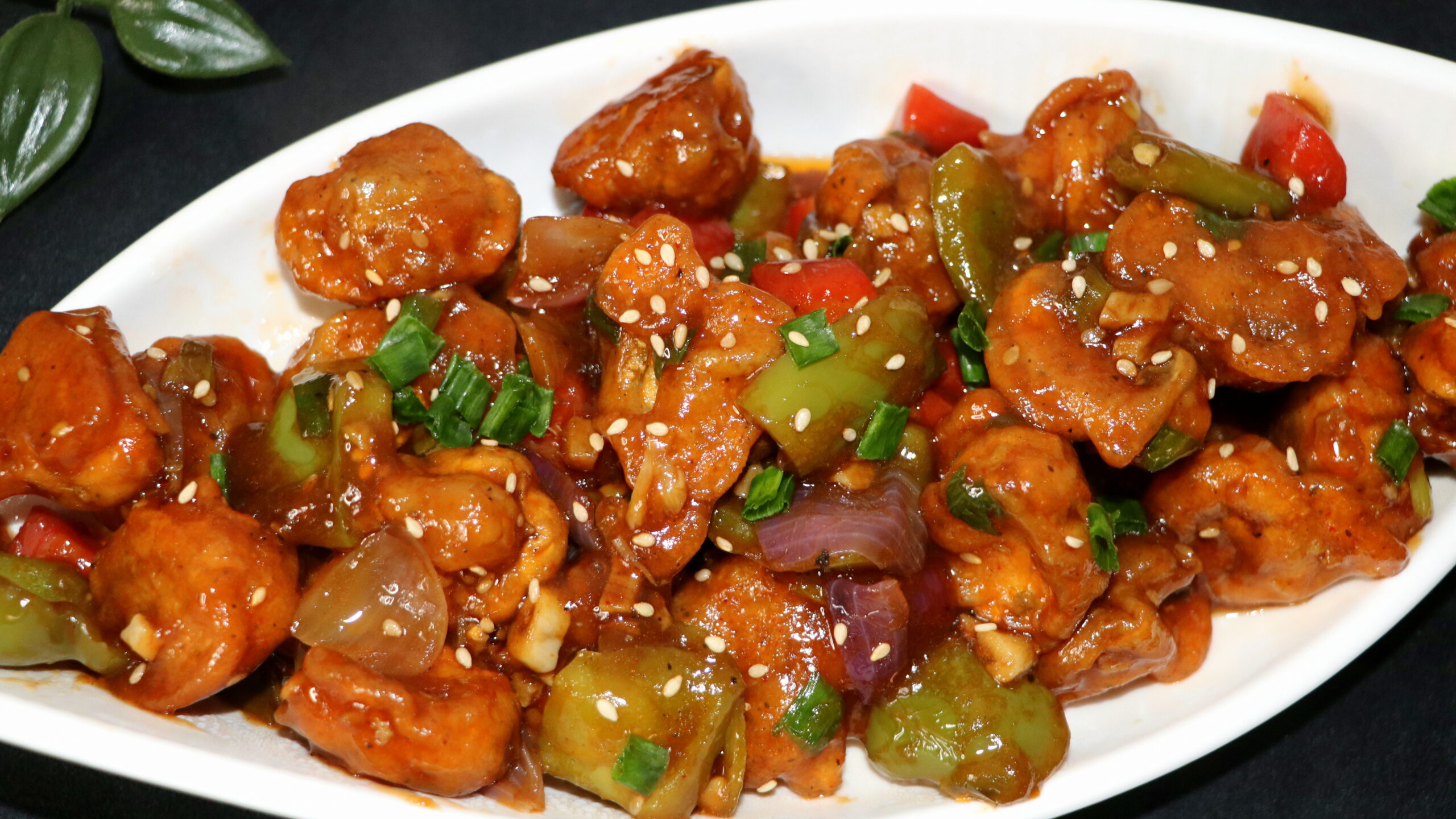 Crispy Spicy Mushroom Chili