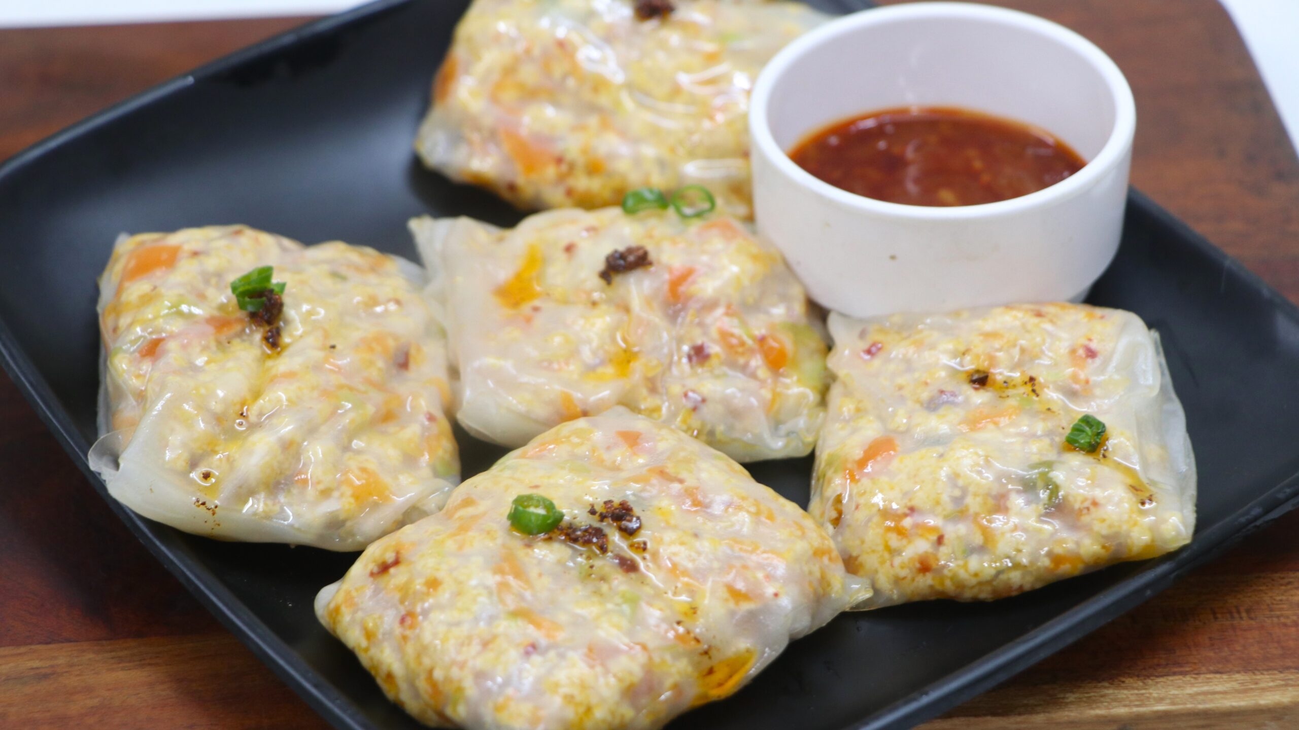 हेल्दी राइस पेपर डम्पलिंग्स |Crispy Rice Paper Dumplings