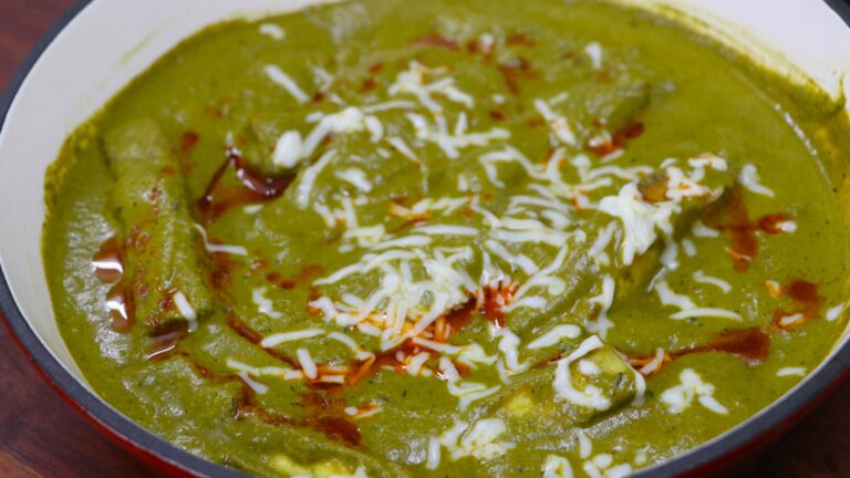 Palak Paneer | Restaurant Style Palak Paneer without Onion & Garlic