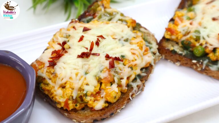 Paneer Cheese Toast Recipe | Crispy, Spicy & Cheesy Snack