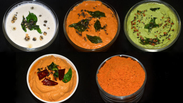 Best Chutney Recipes for Idli and Dosa | 5 Easy South Indian Chutney