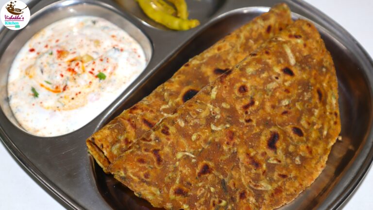 Lauki Paratha with Boondi Raita | Bottle Gourd Paratha Recipe
