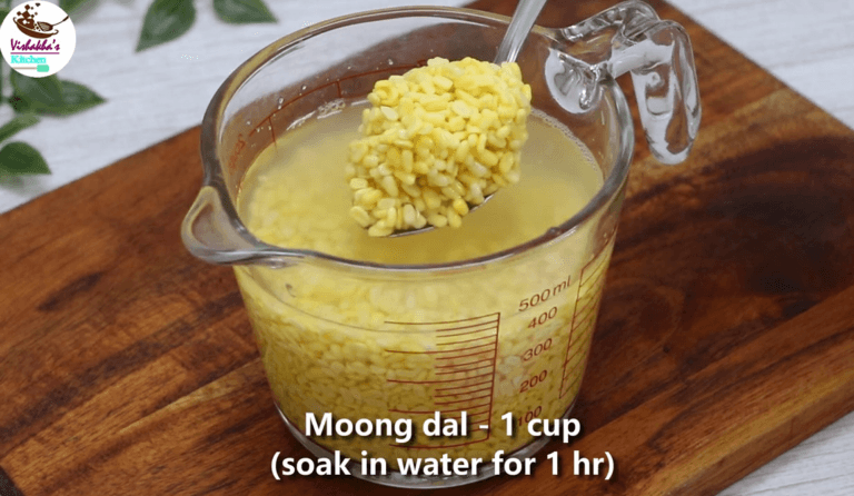 Soak the Moong Dal