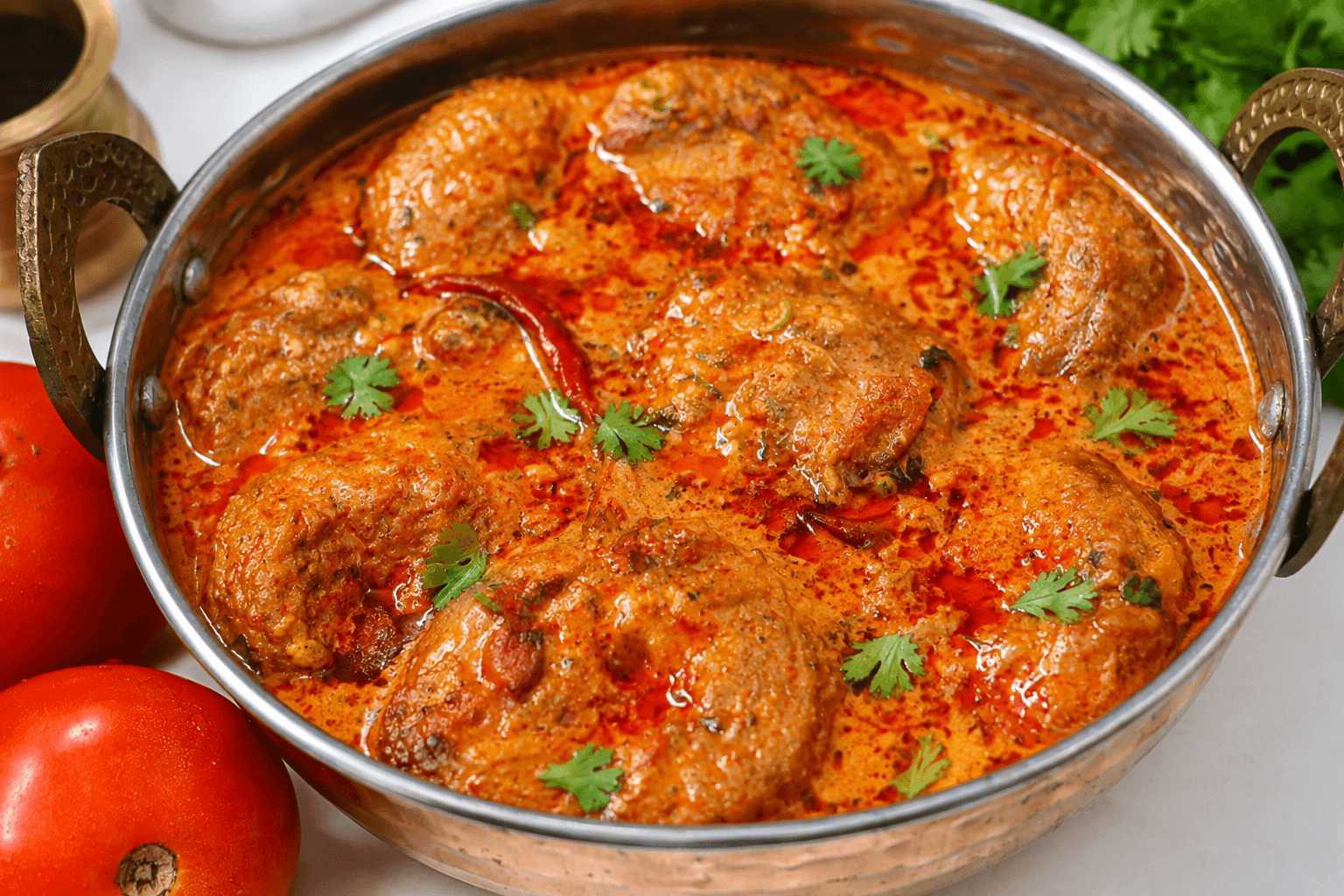 Tamatar Ke Pakode Ki Curry