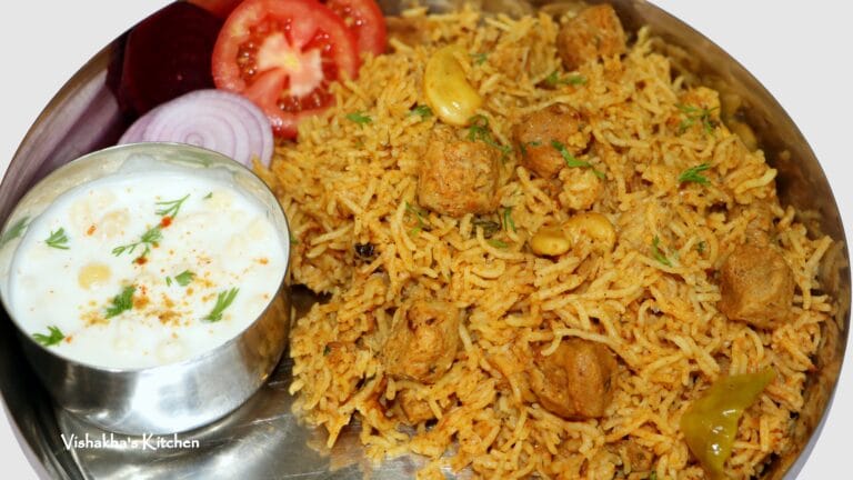 Quick and Easy Soya Chunks Pulao | सोया चंक्स पुलाव