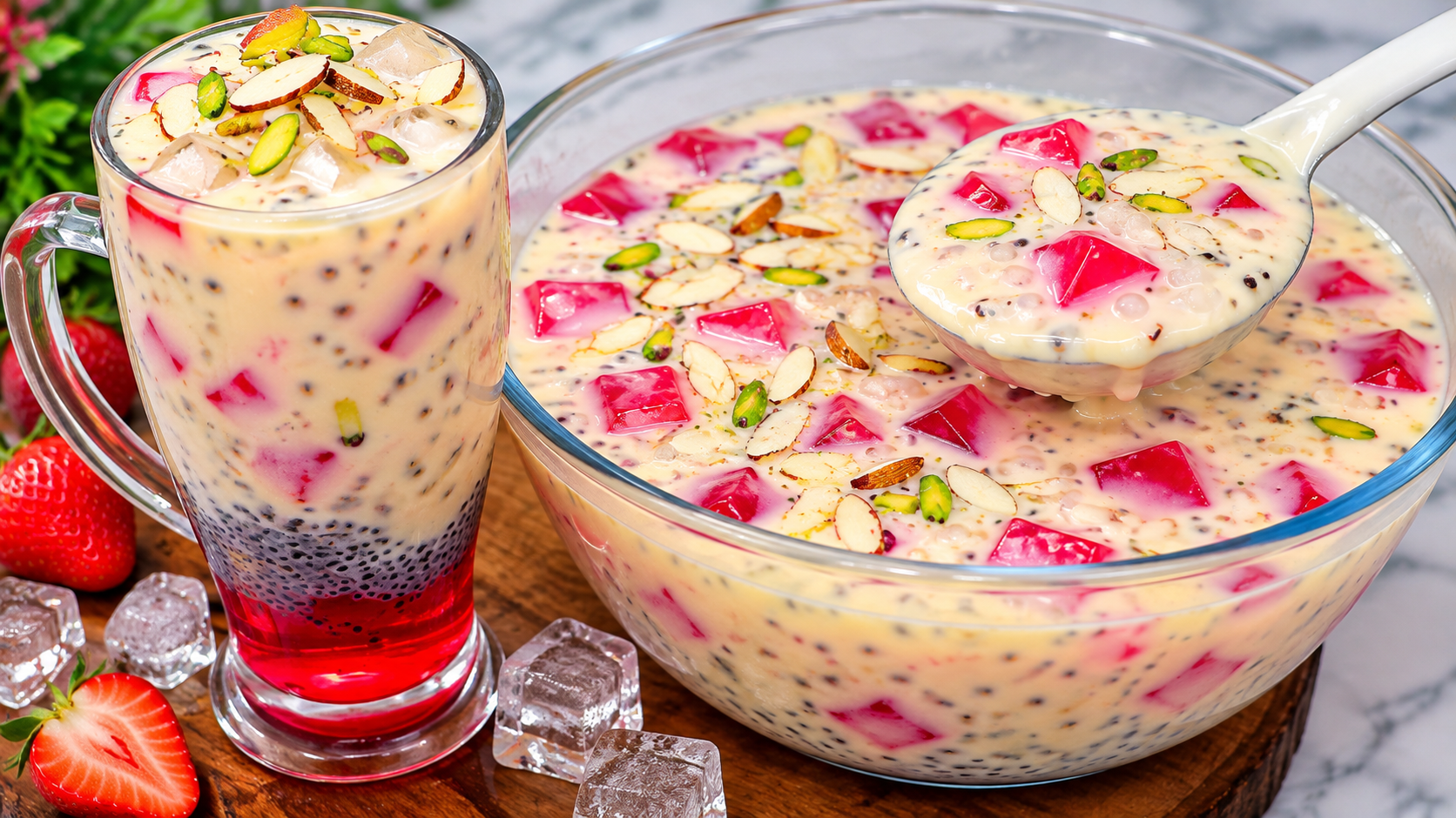 Custard Jelly Sharbat