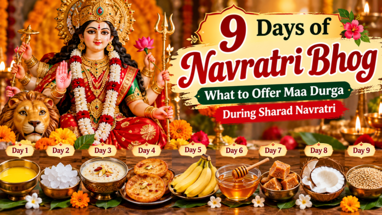 Navratri Bhog Nine Days of Offerings