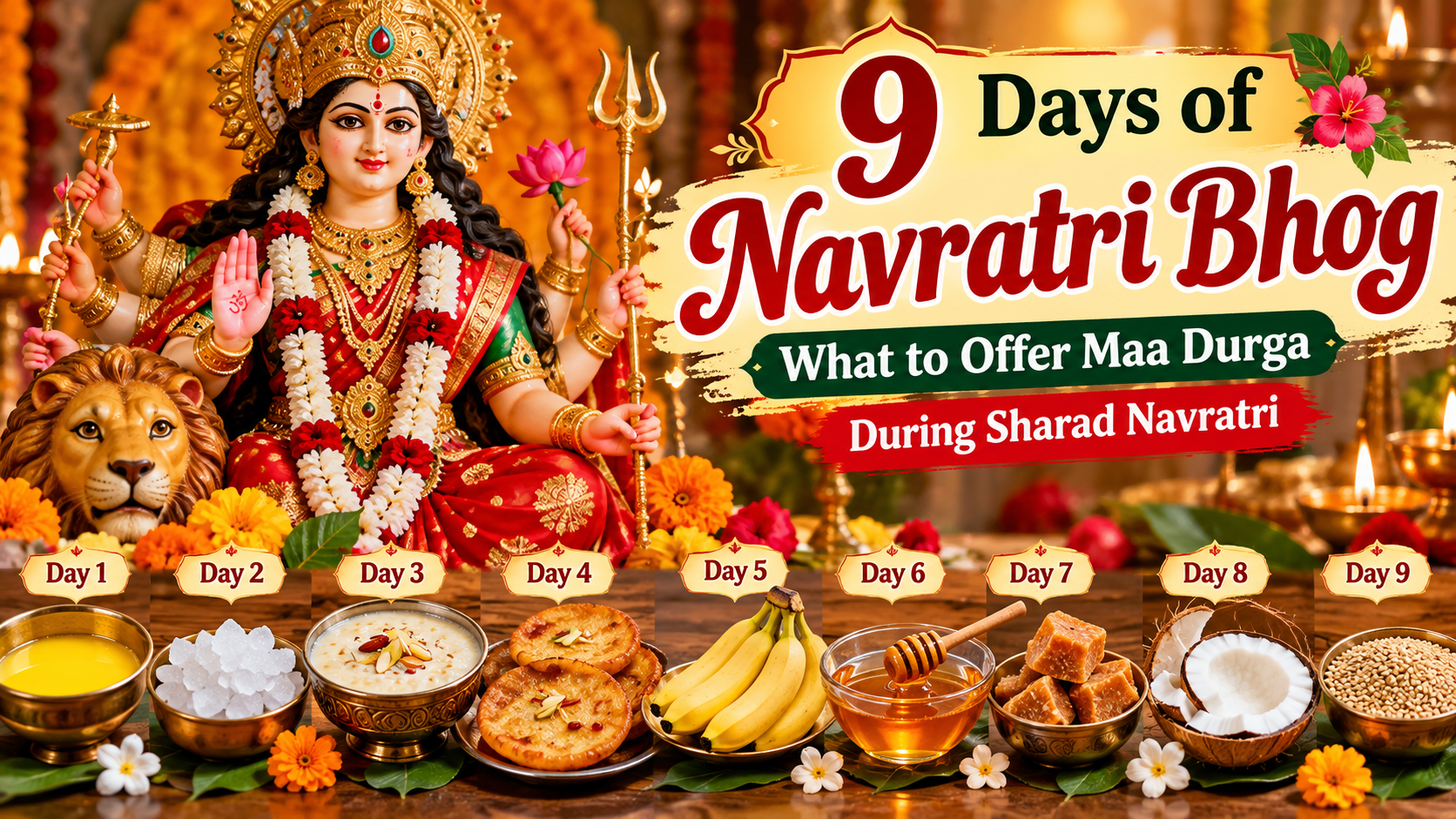 Navratri Bhog Nine Days of Offerings
