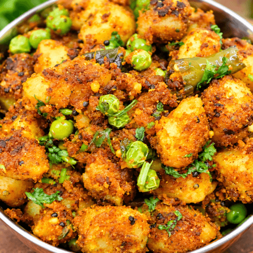 Besan Wali Aloo Matar