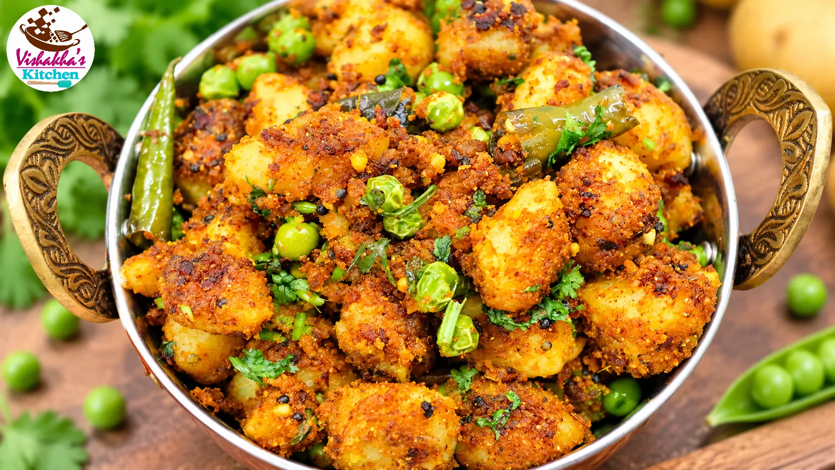 Besan Wali Aloo Matar